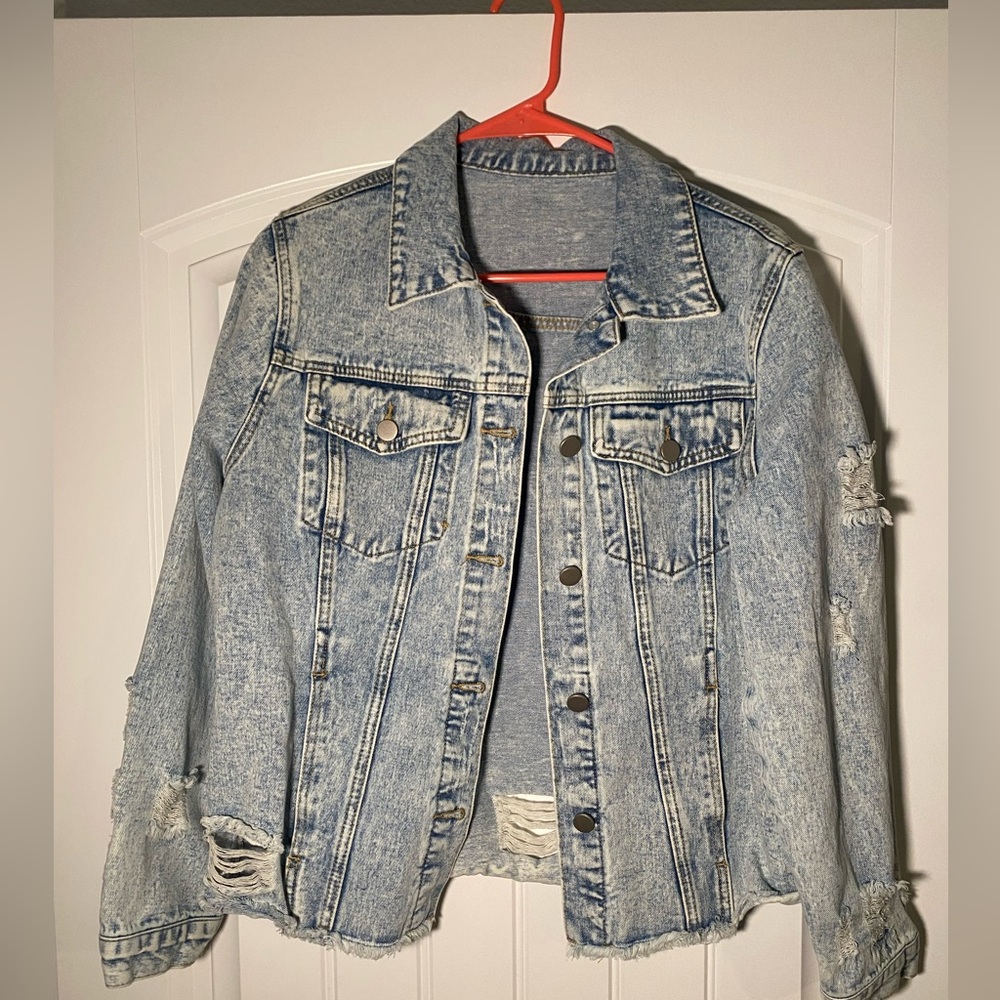Sidefeel Women's Denim Jacket - M